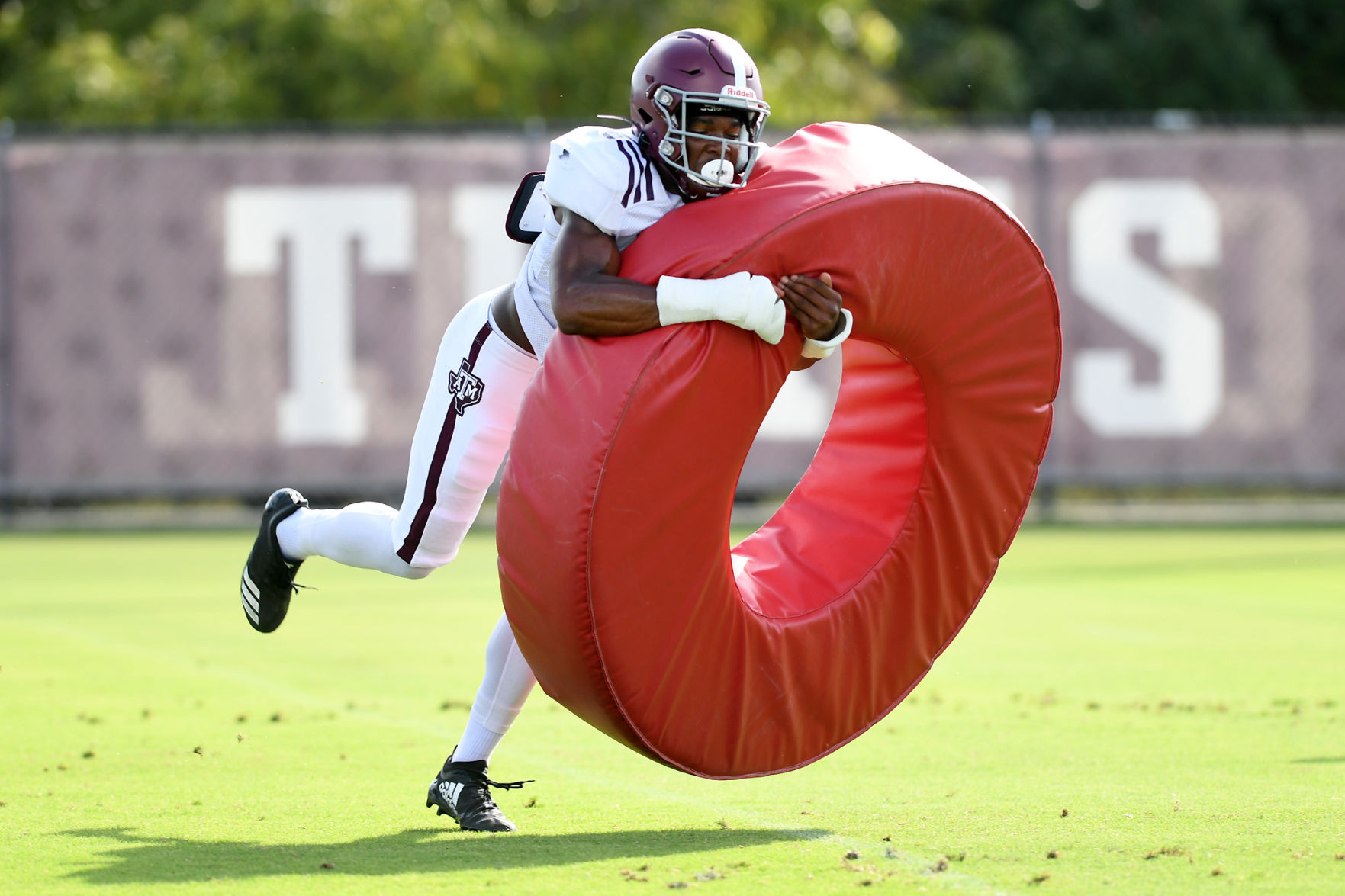 Aggie football practice